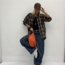 camicia asimmetrica con applicazione sul colletto asymmetric